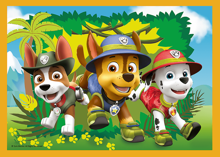 Пазли Trefl 4 в 1 - Цуценячий патруль на відпочинку / Viacom PAW Patrol, 35,48,54,70 елементів (34395) - изображение 4