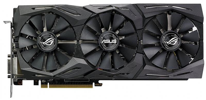Видеокарта AMD Radeon RX 590 8GB GDDR5 ROG Strix Gaming Asus (ROG-STRIX ...