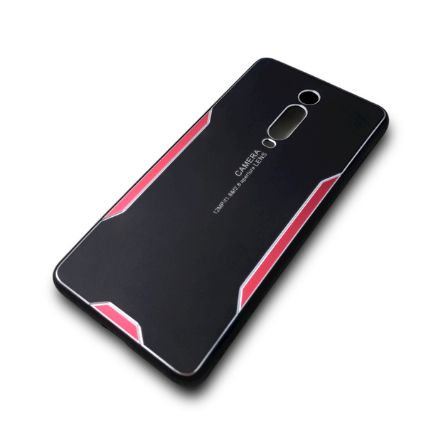 Протиударний чохол ARMOR Aluminum Xiaomi MI 9T / Xiaomi MI 9T PRO / Redmi K20 / Redmi K20 PRO бампер бронювання Чорний / Червоний - зображення 3