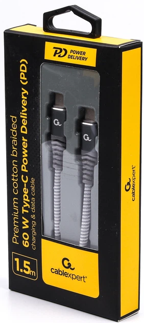 Кабель Cablexpert USB 2.0 1.5 м (CC-USB2B-CMCM60-1.5M) - зображення 2