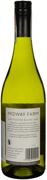 Вино Midway Farm Sauvignon Blanc біле сухе 0.75 л 12.5% (9419663022044) - Фото 2 Вино Midway Farm Sauvignon Blanc біле сухе 0.75 л 12.5% (9419663022044) - зображення 2