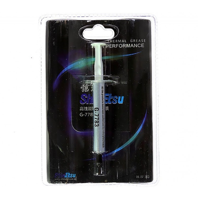 Термопаста для ноутбука и ПК Shin-Etsu G-7783 6W/mK (3г) с лопаткой (25007) - изображение 1