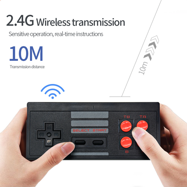 Игровая приставка на 600 игр с двумя беспроводными джойстиками Nes GAME 600D-HDMI 4K для телевизора 8Bit - Фото 10 Игровая приставка на 600 игр с двумя беспроводными джойстиками Nes GAME 600D-HDMI 4K для телевизора 8Bit - изображение 10