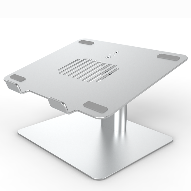 Металева підставка для ноутбука STR Aluminum Laptop Stand (E8) - Silver - Фото 4 Металева підставка для ноутбука STR Aluminum Laptop Stand (E8) - Silver - зображення 4