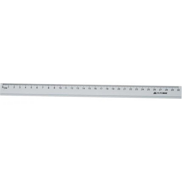 Линейка Buromax 30см, aluminum, silver color (BM.5800-30) – фото ...