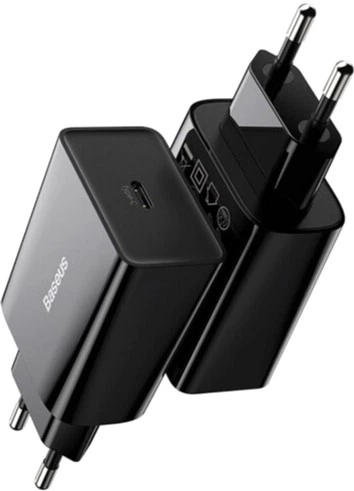 Baseus Speed ​​Mini Szybka Ładowarka 1C 20W EU Czarna (CCFS-SN01) - obraz 6