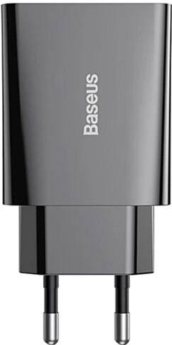 Baseus Speed ​​Mini Szybka Ładowarka 1C 20W EU Czarna (CCFS-SN01) - obraz 4