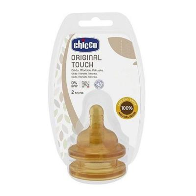 Соска Chicco Латексна Original Touch для каш 6м+ 2 шт (27856.00) - зображення 3