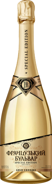 Вино ігристе Французький бульвар Special Edition Gold солодке біле 0.75 л 10.5-13.5% (4820004383369) - зображення 1