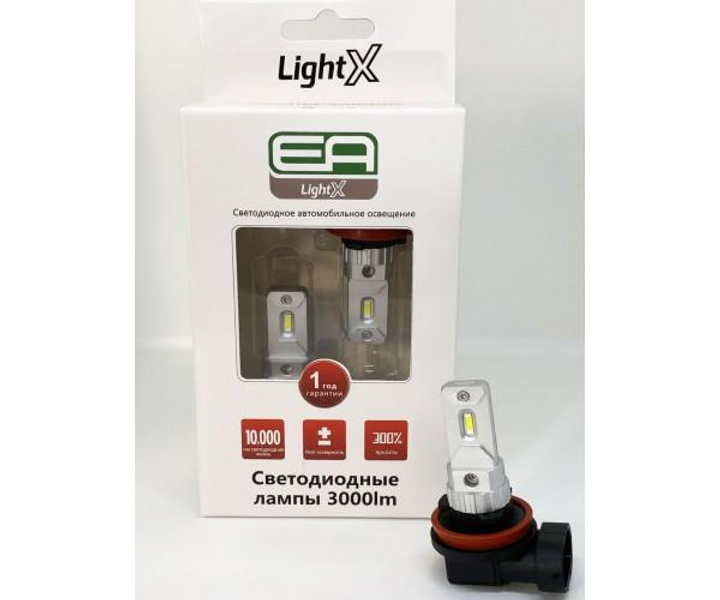 Комплект світлодіодних ламп EA Light X LSKA-G11-H11-3000LM Жовтий ...