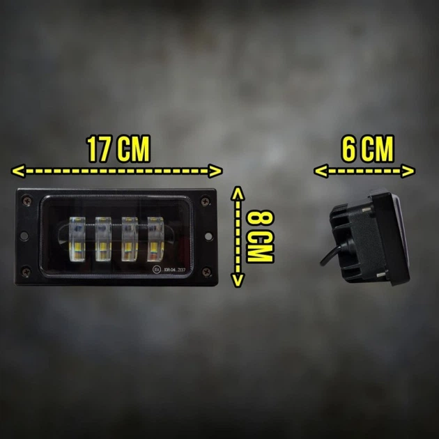 Противотуманные светодиодные фары ВАЗ 2110 - 2114 Lider 60W (ДХО, 1шт) - изображение 4