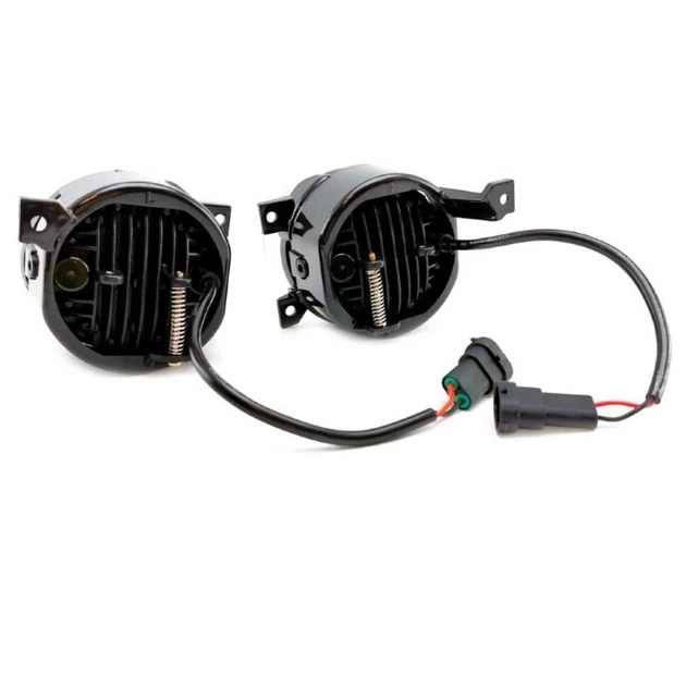 Противотуманные светодиодные фары Volkswagen Golf, Jetta, Tiguan, Caddy, Touareg 30W (2шт / двухрежимная) - изображение 3