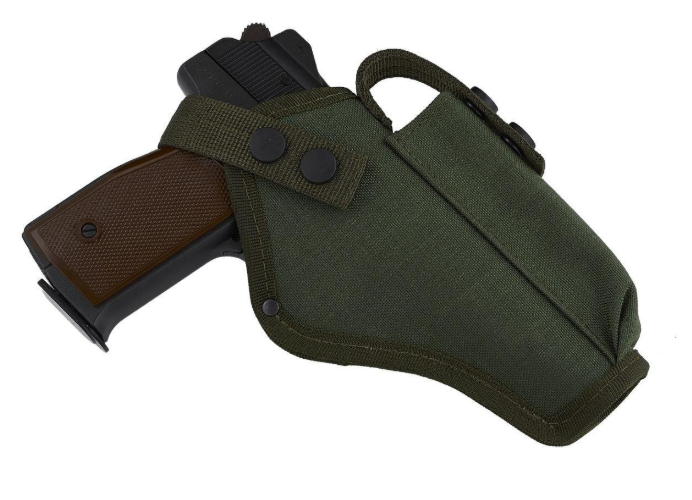 Кобура АПС (Автоматический пистолет Стечкина) поясная с чехлом под магазин (CORDURA 1000D, олива)97358 - изображение 1