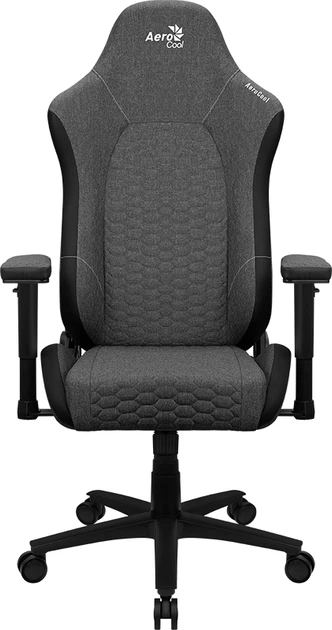 Fotel gamingowy Aerocool CROWN AeroWeave Ash Black (CROWN_AW_Ash_Black) - obraz 3