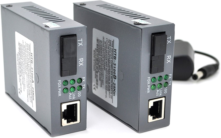 Медиаконвертер пара Voltronic NetLink A+B (IC+113), 1310+1550 WDM ...