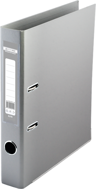 Папка-реєстратор Buromax ELITE А4 50 мм PP Сірий (BM.3002-09c) - Фото 1 Папка-реєстратор Buromax ELITE А4 50 мм PP Сірий (BM.3002-09c) - изображение 1
