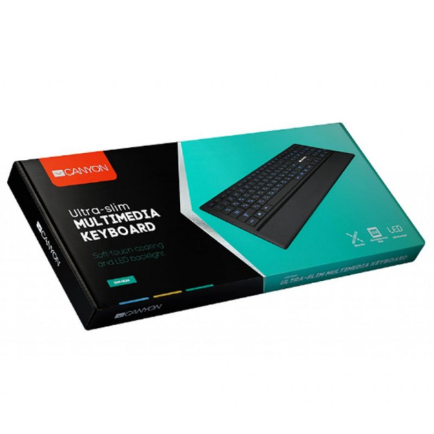 Клавиатура Canyon CNS-HKB6-RU Black USB (CNS-HKB6-RU) - изображение 2