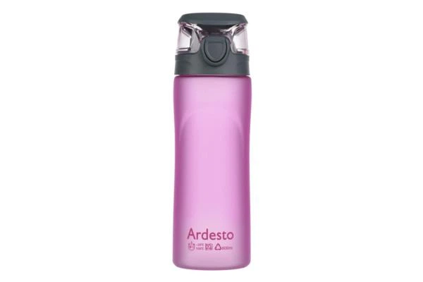 Спортивная бутылка для воды на 600 мл Ardesto AR-2205-PR - Фото 1 Спортивная бутылка для воды на 600 мл Ardesto AR-2205-PR - изображение 1