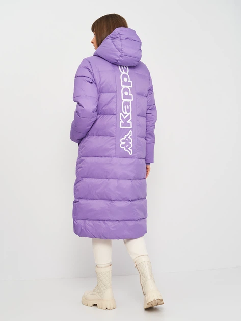 Пуховик зимний длинный женский Kappa 110673-V1 48 Фиолетовый