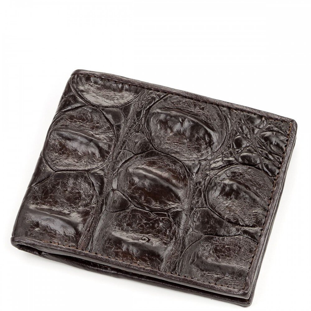 Мужской кошелек из кожи крокодила CROCODILE LEATHER 18188 Коричневый от ...
