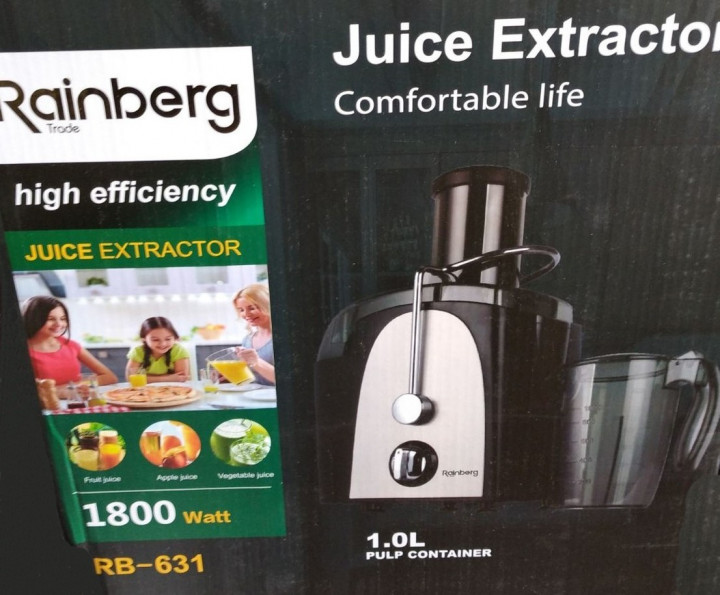 Электрическая Соковыжималка Центробежная Rainberg Rb-631 1800Вт (215683507SM) - изображение 2