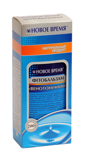 Травяной бальзам при варикозном расширении вен "Венотонический" Новое время, 200 мл - Фото 1 Травяной бальзам при варикозном расширении вен "Венотонический" Новое время, 200 мл - изображение 1