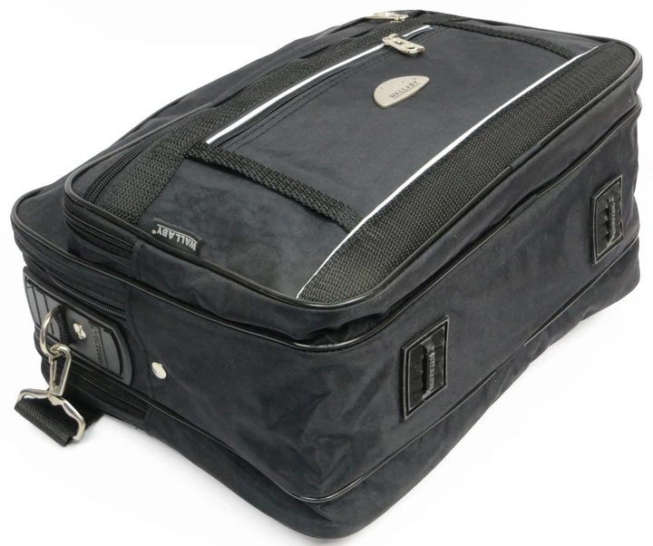 Сумка мужская для документов полу-каркас 36х27,5х14 см Wallaby черная (2513-black) - Фото 4 Сумка мужская для документов полу-каркас 36х27,5х14 см Wallaby черная (2513-black) - изображение 4