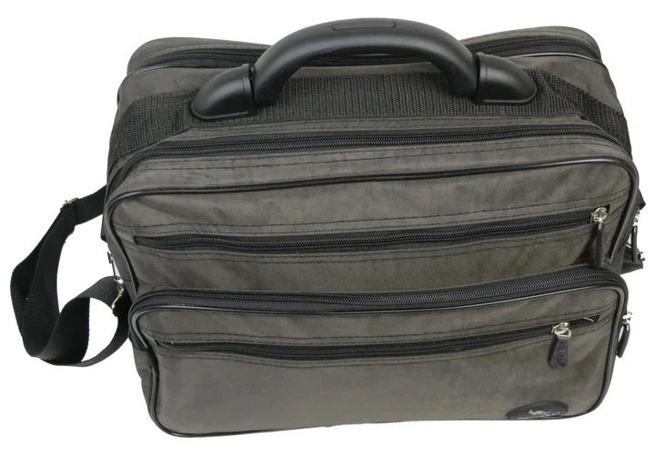 Сумка мужская для документов 35х26х14 см Wallaby хаки (2653-khaki) - Фото 1 Сумка мужская для документов 35х26х14 см Wallaby хаки (2653-khaki) - изображение 1
