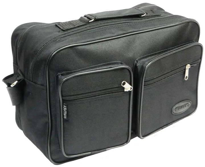 Сумка мужская 35х24х15 см 4 отделения Wallaby черная (2640 black) - Фото 3 Сумка мужская 35х24х15 см 4 отделения Wallaby черная (2640 black) - изображение 3