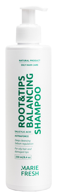 Акція на Шампунь Marie Fresh cosmetics Root&Tips Balancing Shampoo баланс від коренів до кінчиків 250 мл (?4820222771627/4820222772600) від Rozetka