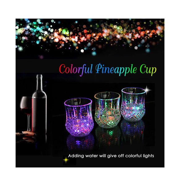 Набор стаканов 3 шт с LED подсветкой Kitchez FLASH CUP 200мл