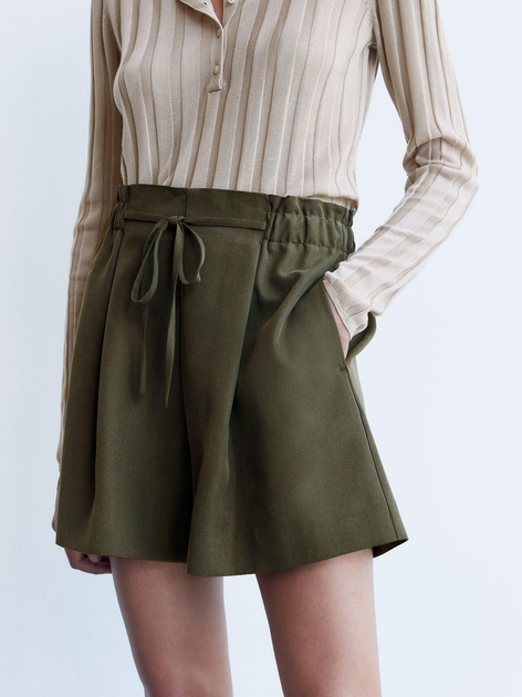 Шорти Zara XAZ281650QMWA L Сірі із зеленим (DD8000005814451) – в ...