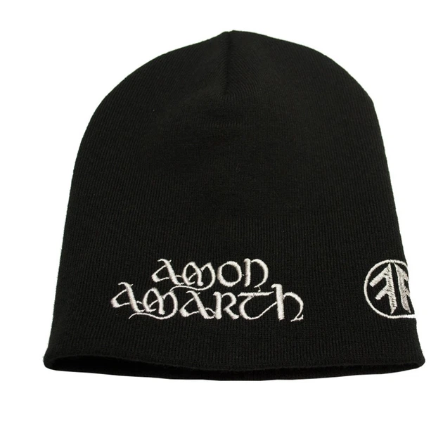 Шапка бини с вышивкой Talisman AMON AMARTH Logo Черный (SHBV027) - Фото 4 Шапка бини с вышивкой Talisman AMON AMARTH Logo Черный (SHBV027) - изображение 4