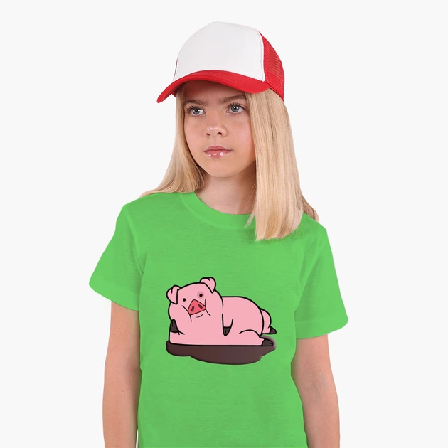 Дитяча футболка для дівчаток Гравіті Фолз Пухля (Gravity Falls Waddles) (25186-2626-39) 122-128 см Бавовна Зелений - Фото 1 Дитяча футболка для дівчаток Гравіті Фолз Пухля (Gravity Falls Waddles) (25186-2626-39) 122-128 см Бавовна Зелений - зображення 1