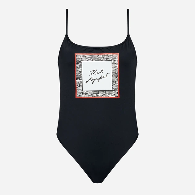 Strój kąpielowy jednoczęściowy damski Karl Lagerfeld KL21WOP05 XS Only One C. (8051884141503) - obraz 5