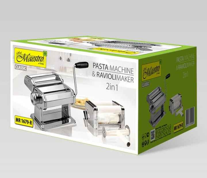 Лапшерезка ручная Maestro МR 1679-R тестораскатка (паста машина) с