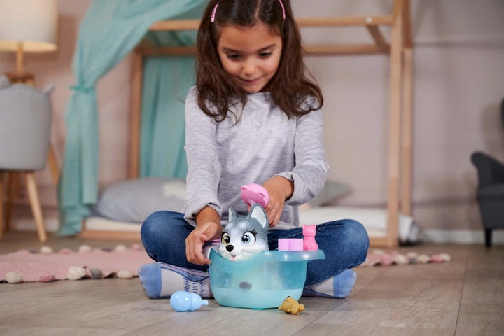 Ігровий набір Simba "Pamper Petz Купання хаски" з ванною та аксесуарами (5953560) - зображення 5