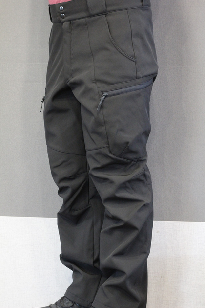 Тактические штаны Tactic softshell Urban Черный размер XS (su001-xs) - изображение 2