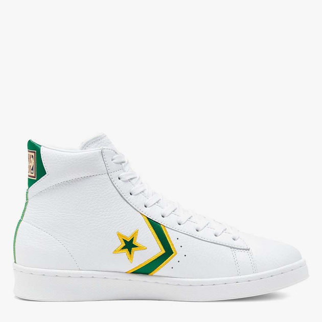 Converse pro leather mid on sale white