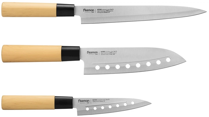 Набір ножів Fissman Katana 3 предмета (2680.3пр.) - зображення 2