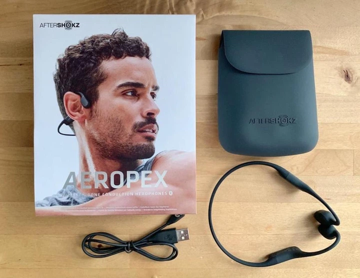 Навушники AfterShokz Aeropex Cosmic Black купити в інтернет