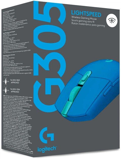 Mysz Logitech G305 Wireless Blue (910-006014) - obraz 2