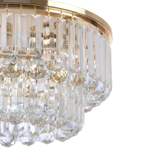 Люстра потолочная торт с подсветкой большая BCL-611C/3*E14+9*3 LED Brille 22-512 - изображение 2