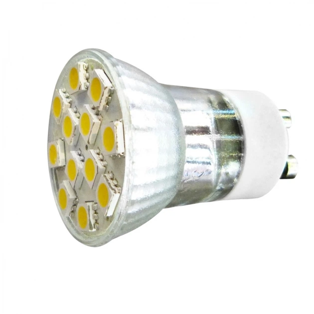 Лампа світлодіодна GU10 LED 2.4 12 pcs C MR11 SMD5050 Brille L3-004 - зображення 4