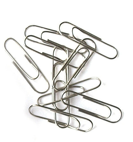Набор скрепок Scholz закругленные с загибом 28 мм 10х100 шт Никелированные (4702/18591662470205) - изображение 3