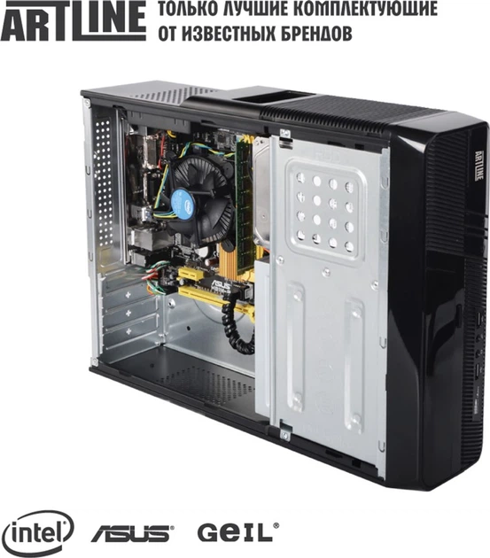 Компьютер Artline Business B27 v34 (B27v34) Intel Core i3-10100 / RAM 8ГБ / SSD 240ГБ / Intel UHD Graphics 630 / Mini ITX - изображение 5