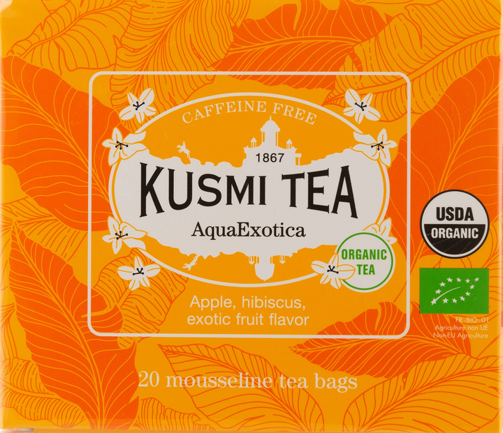 Акція на Чай трав'яний Kusmi Tea AquaExotica органічний 20 пакетиків х 2 г від Rozetka