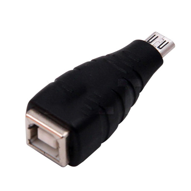 Адаптер - Type-C/ micro USB папа-мама (black)