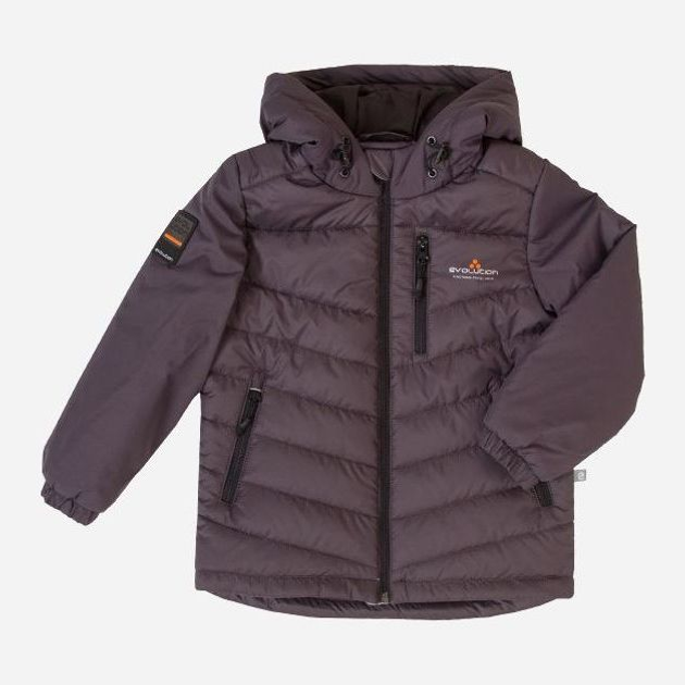 Детская демисезонная куртка для мальчика Evolution 05-ВМ-22 122 см Серая (ROZ6400127026) - изображение 1
