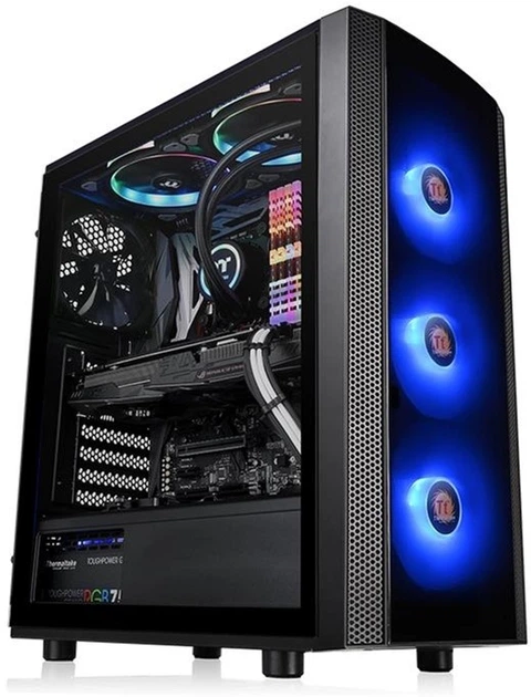 Корпус Thermaltake Versa J25Tempered Glass RGB Edition Black (CA-1L8-00M1WN-01) - зображення 4
